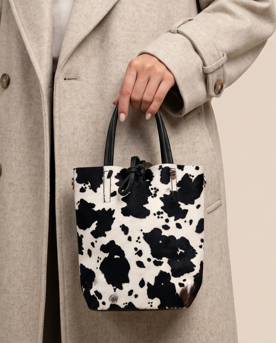 SHOPPER MINI PIEL VACA