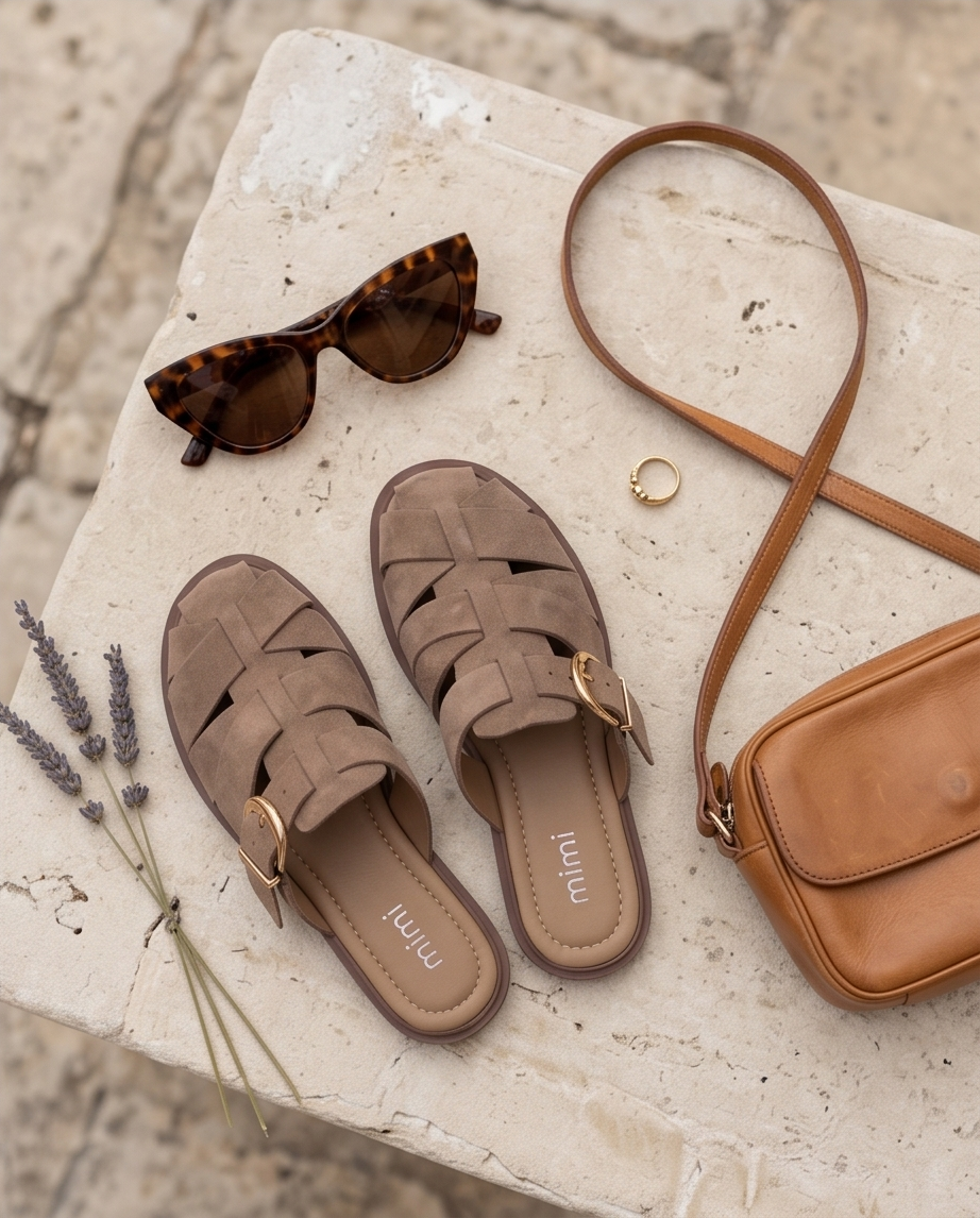 Mules Serena Taupe