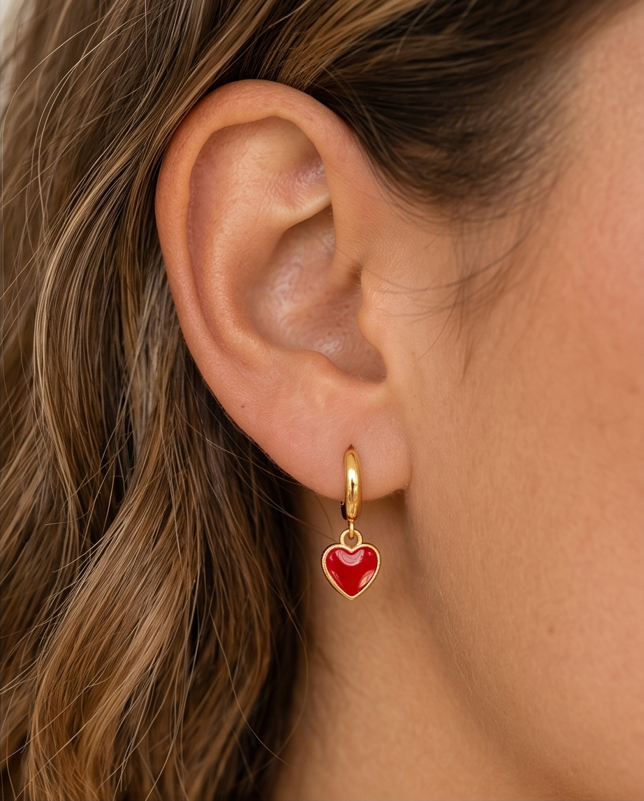 Mini Aros Heart ROJO