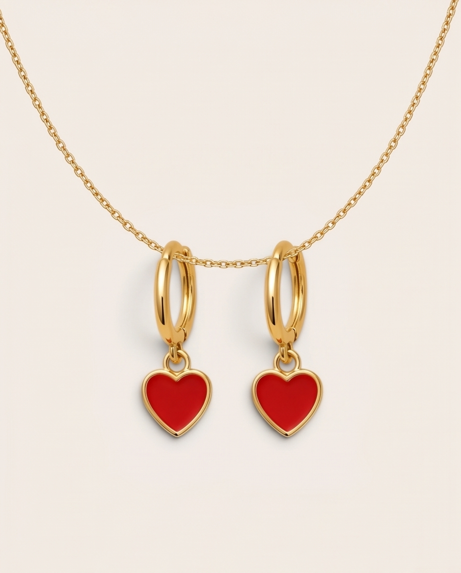 Mini Aros Heart ROJO