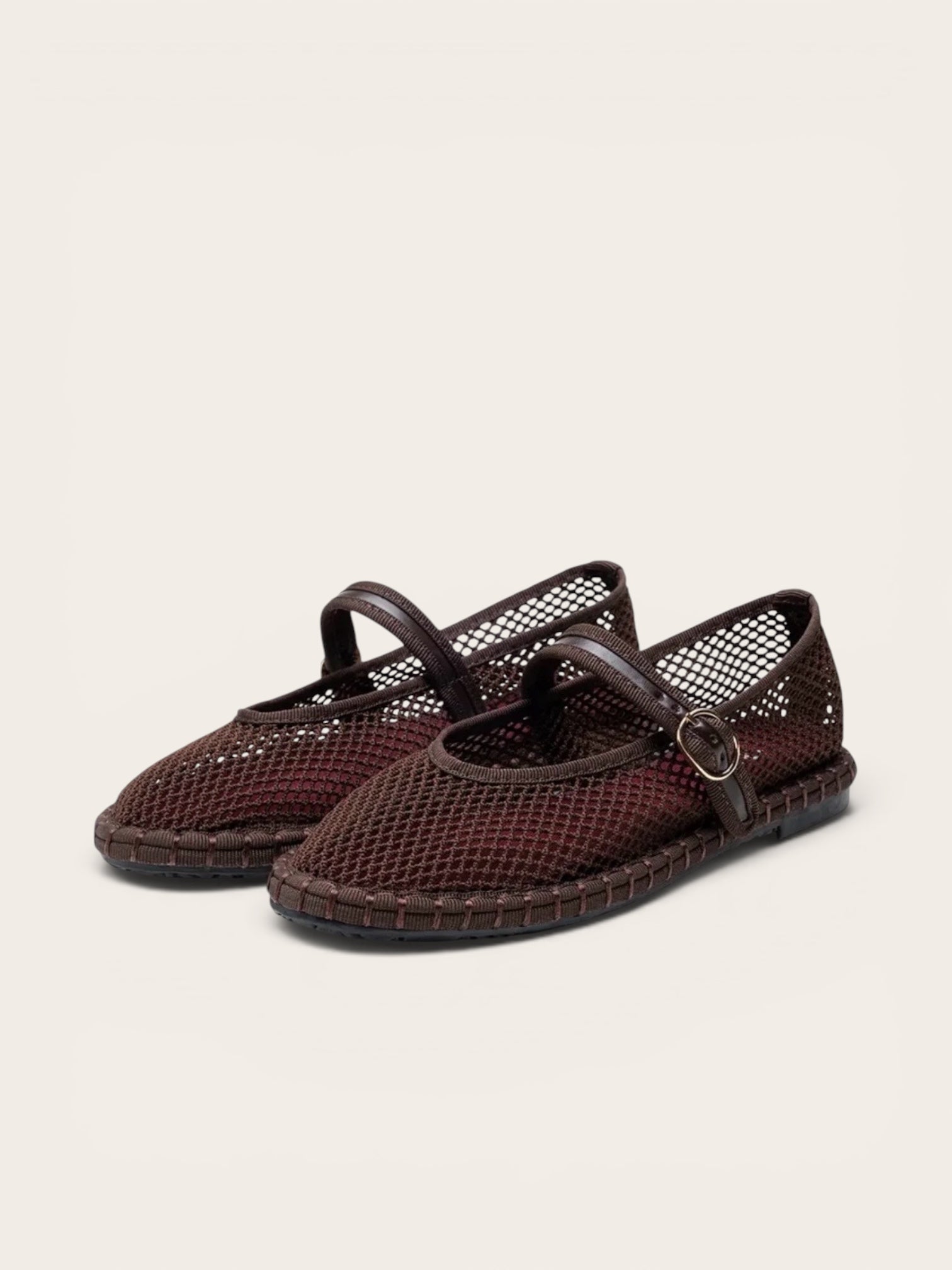 Bailarinas Rejilla BROWN