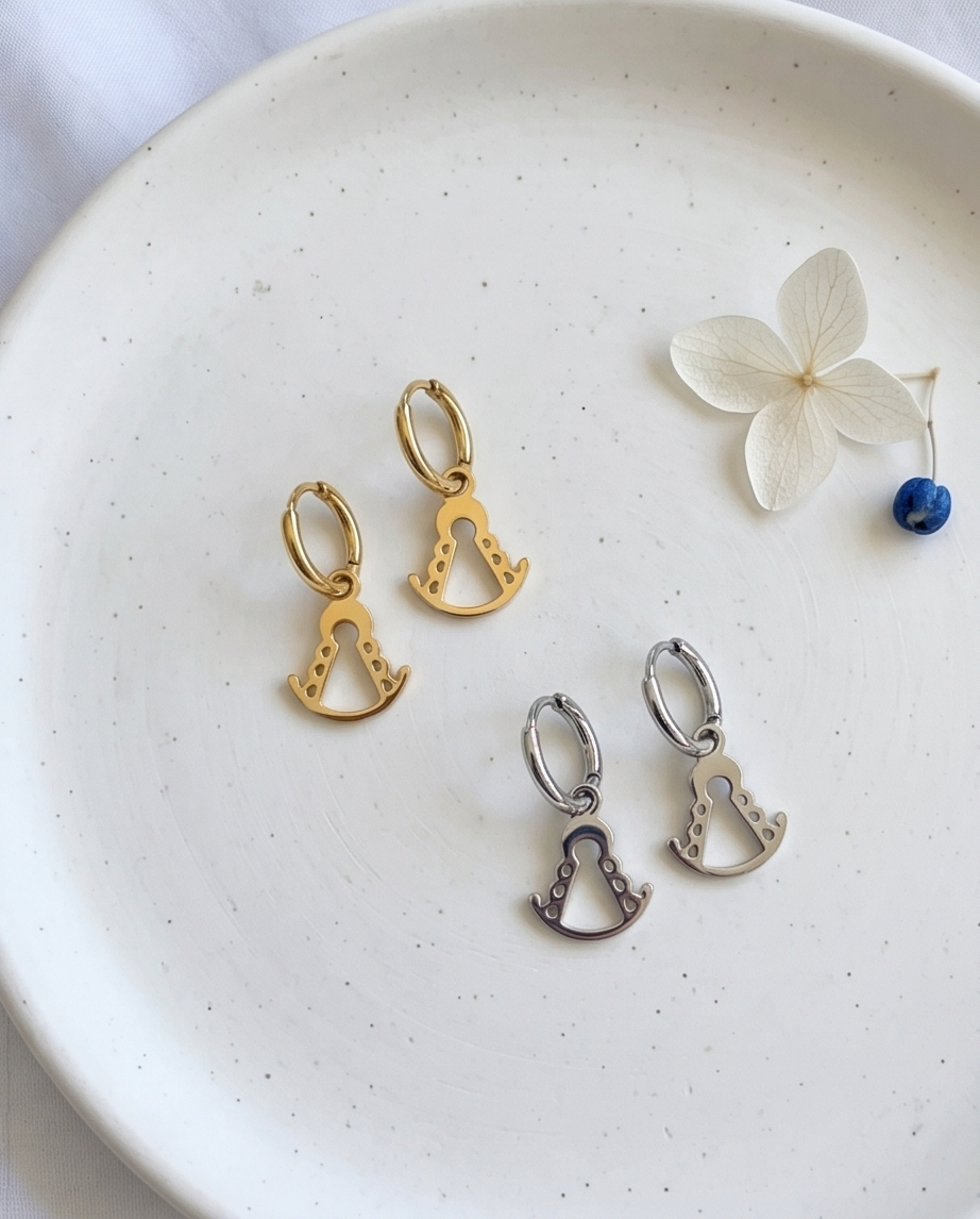 Mini Aros Silueta VIRGEN DEL ROCÍO