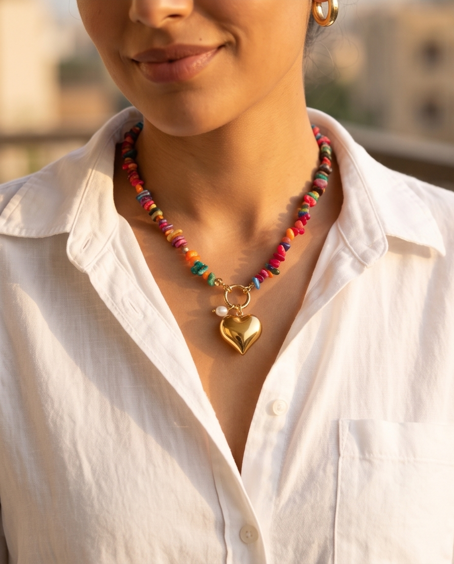 Collar Corazón Amalfi