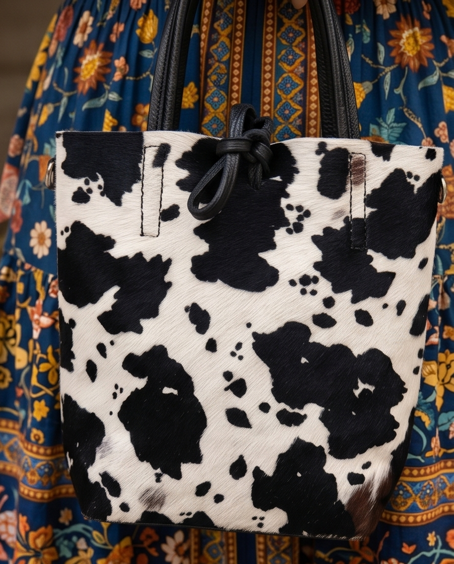 SHOPPER MINI PIEL VACA