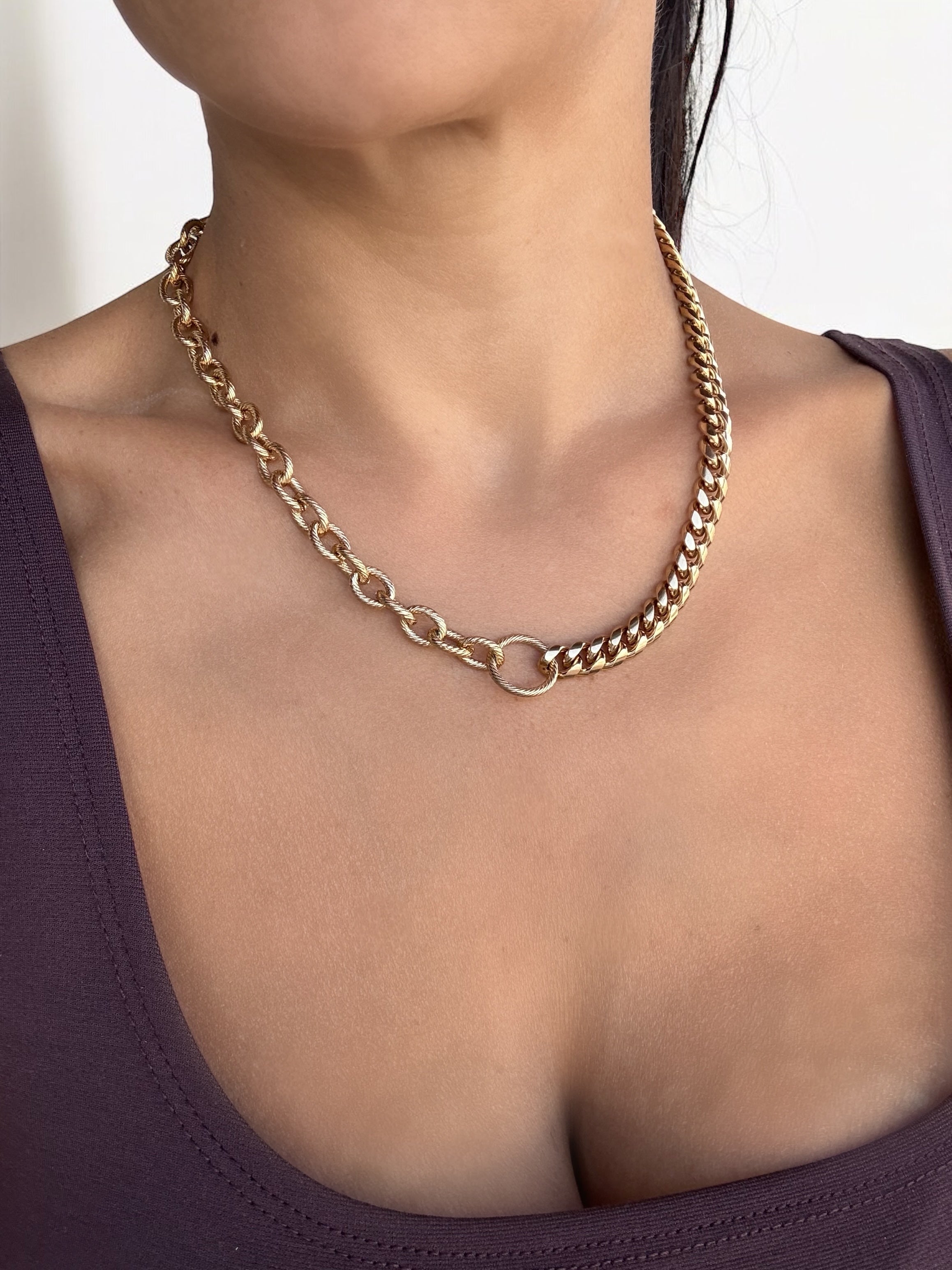 COLLAR CADENA DÚO