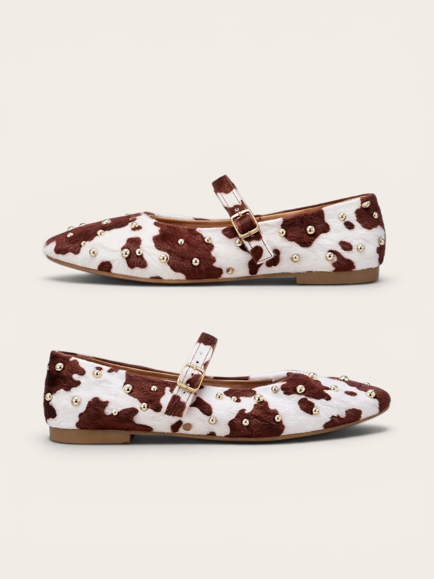 Bailarinas Cow Tachas