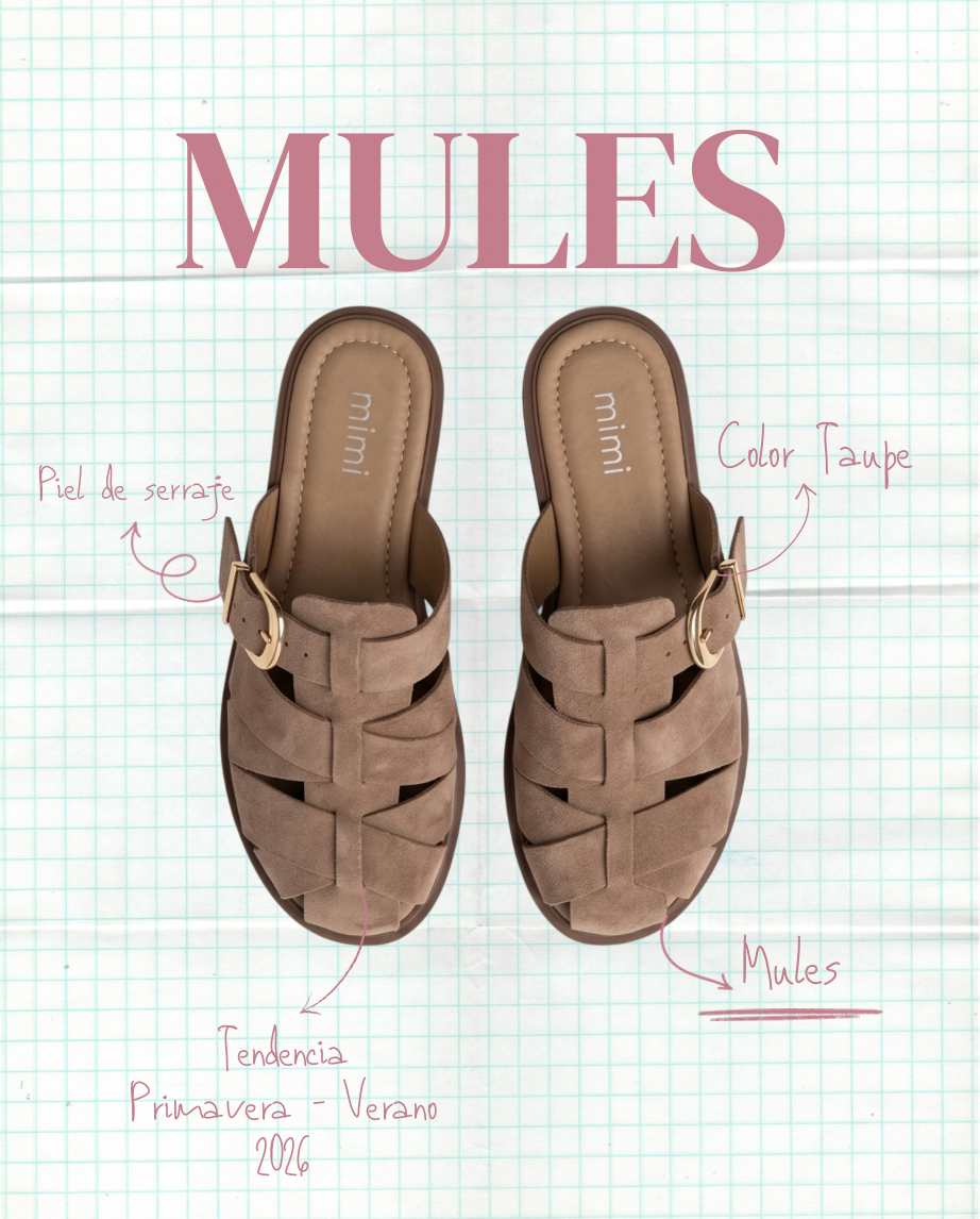 Mules Serena Taupe