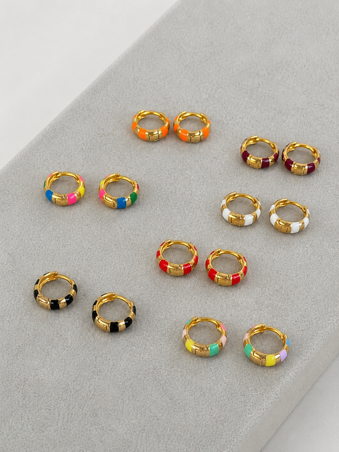 PENDIENTES AROS SUMMER COLOR
