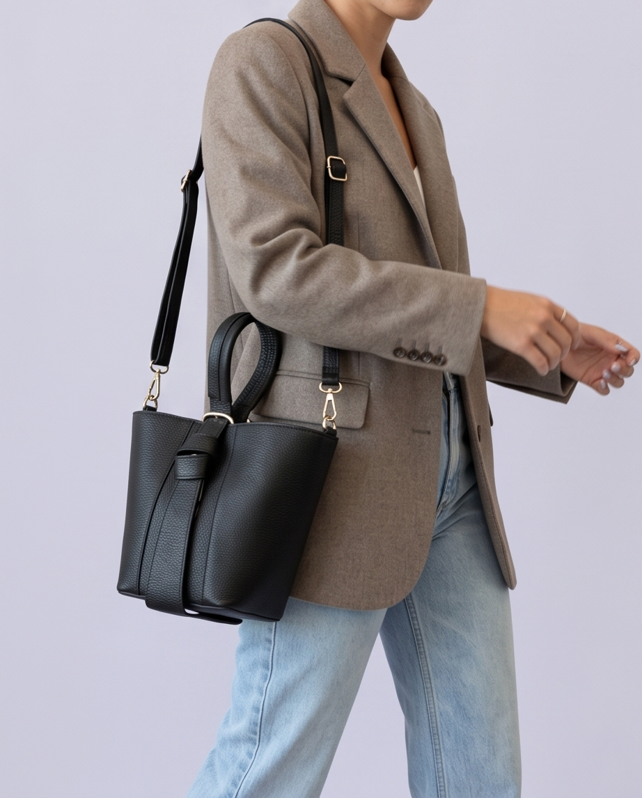 Bolso Bucket Noir