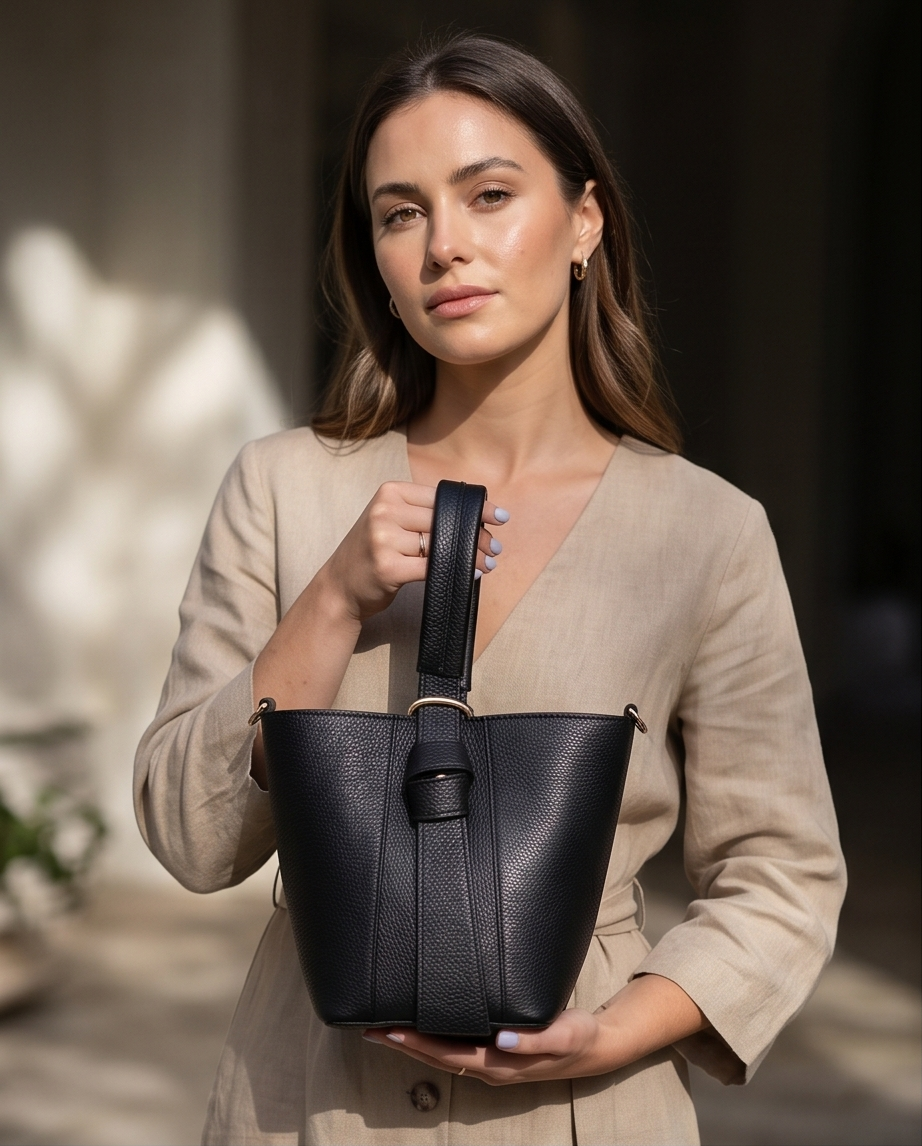 Bolso Bucket Noir