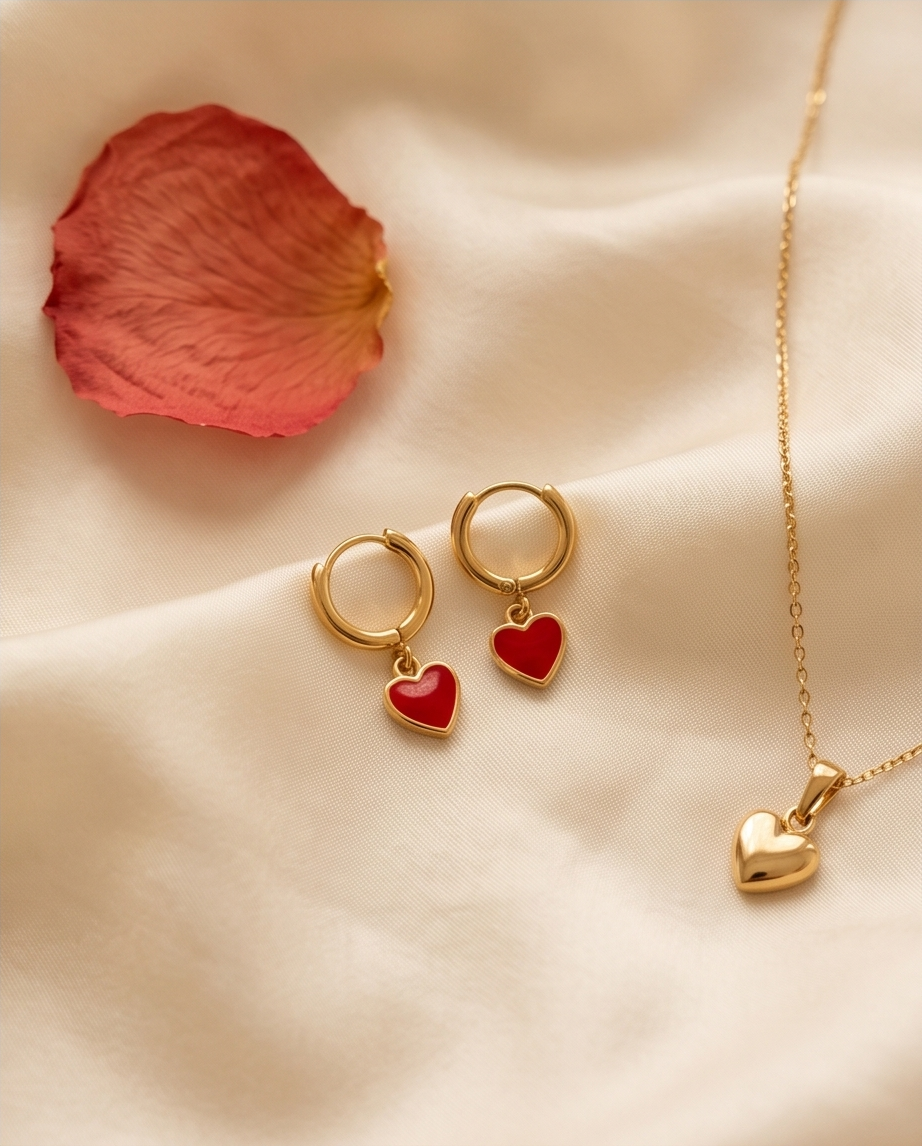 Mini Aros Heart ROJO