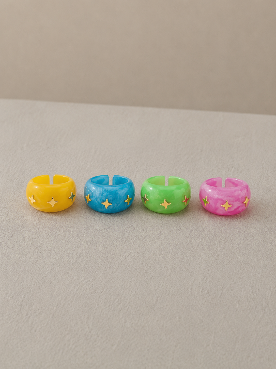 ANILLO RESINA ESTRELLA