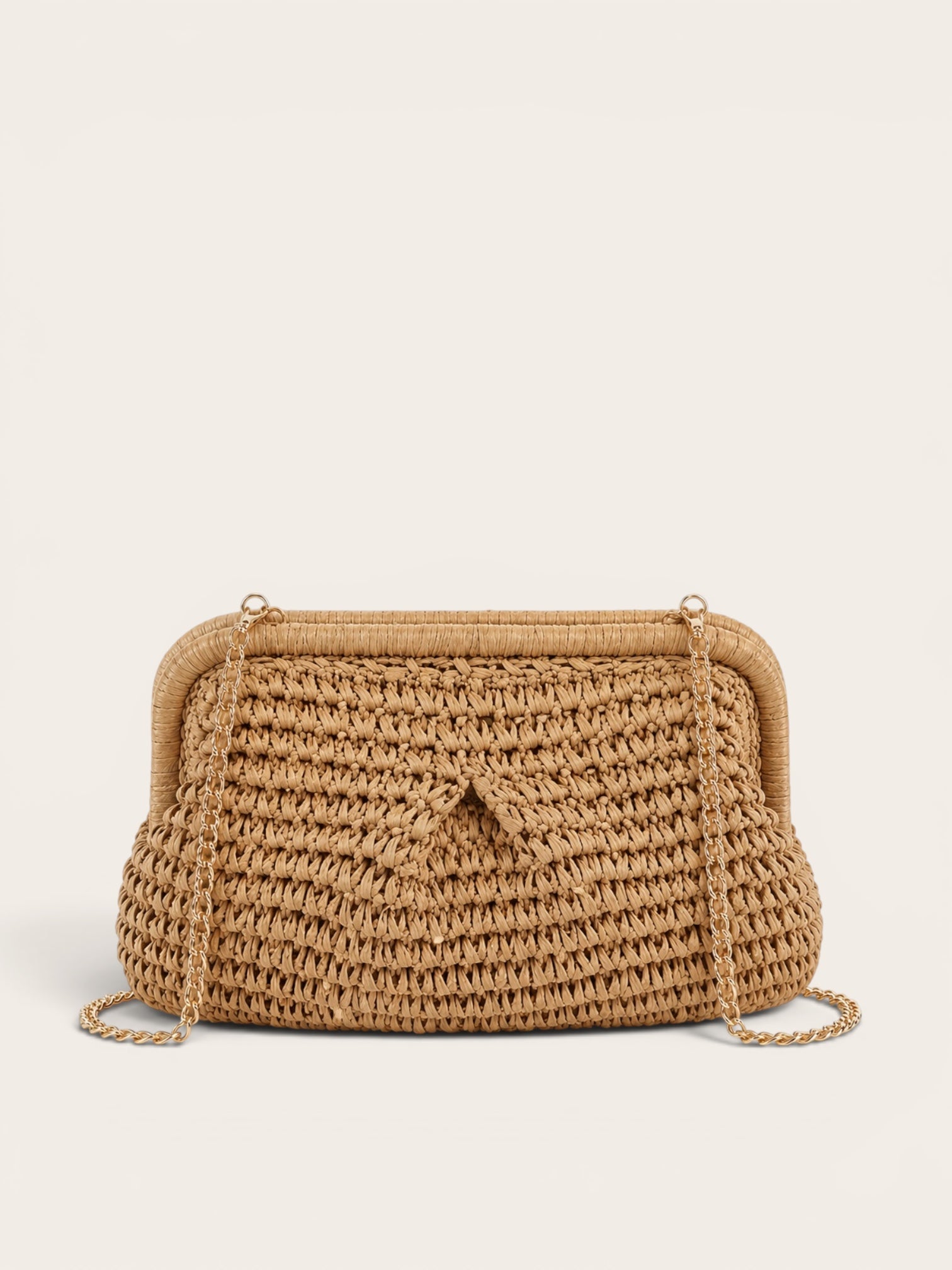 Bolso Clutch Rafia