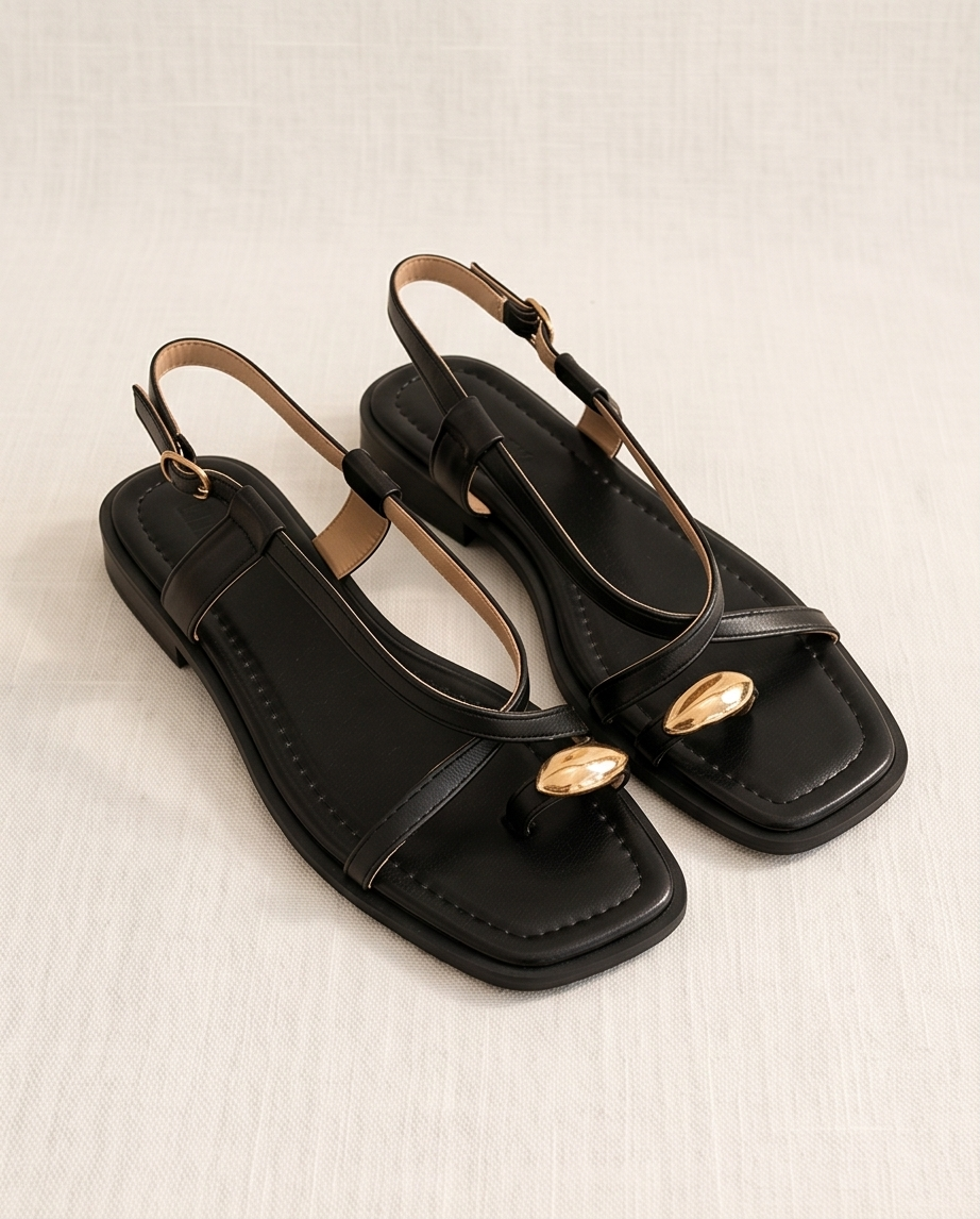 SANDALIAS ANILLO BLACK