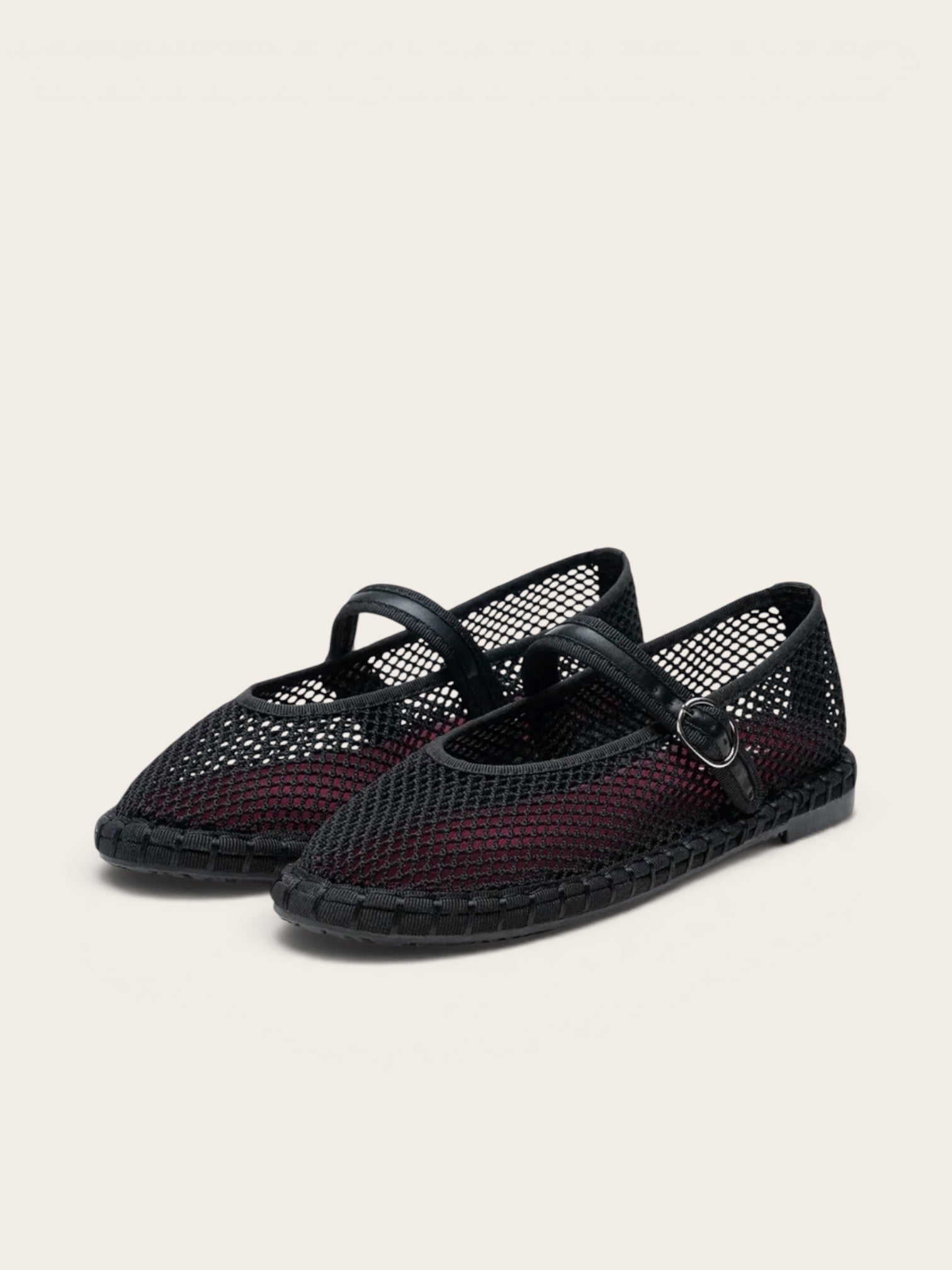 Bailarinas Rejilla BLACK