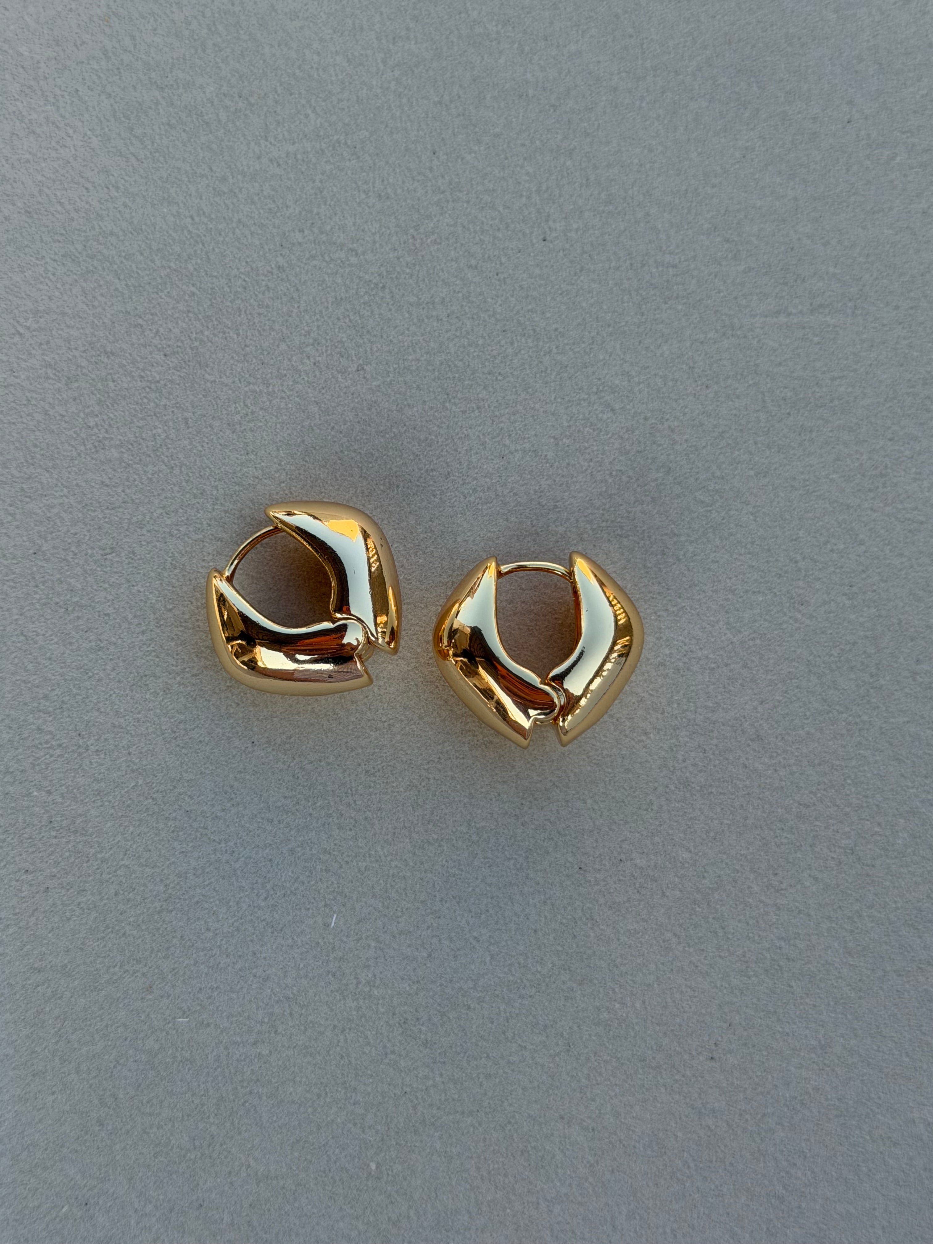 PENDIENTES AROS CRUNCH