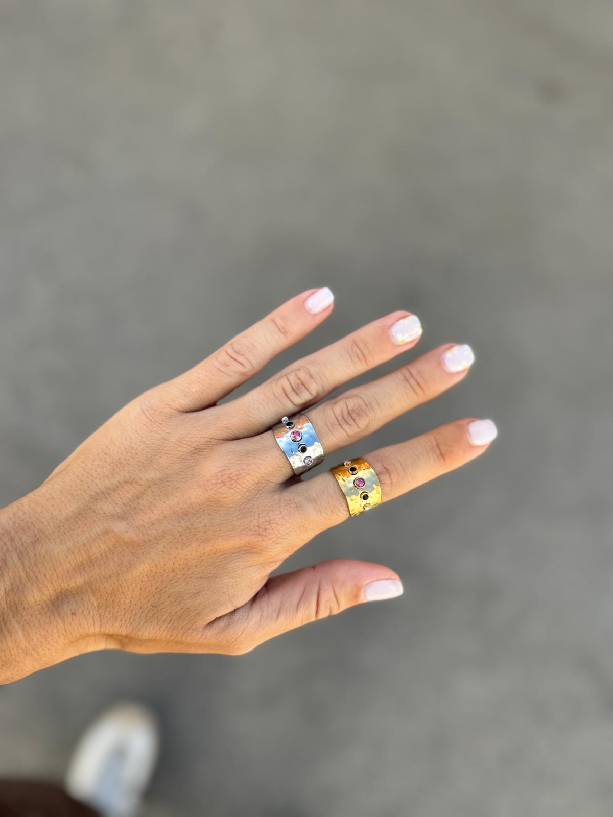 Anillo Martelé Colors