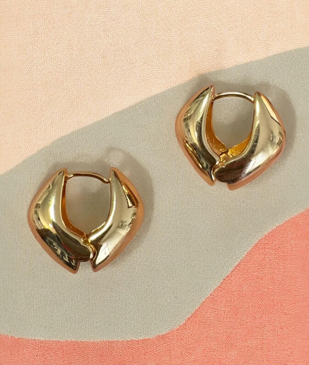 PENDIENTES AROS CRUNCH